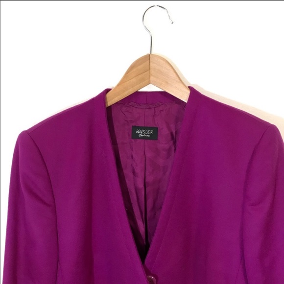 Basler Pure Cashmere Purple Blazer - Picture 5 of 5